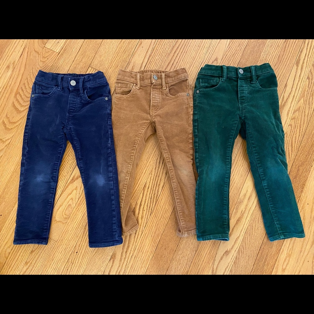 Gap Kids Corduroys 4T (3 pairs)